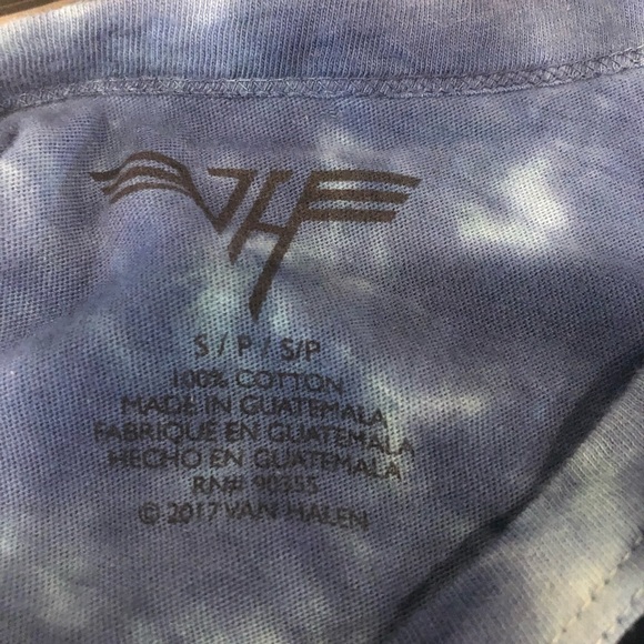 VAN HALEN tie dye Whiskey a go go Hollywood tee - Picture 6 of 8